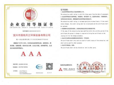 企業(yè)信用等級(jí)證書